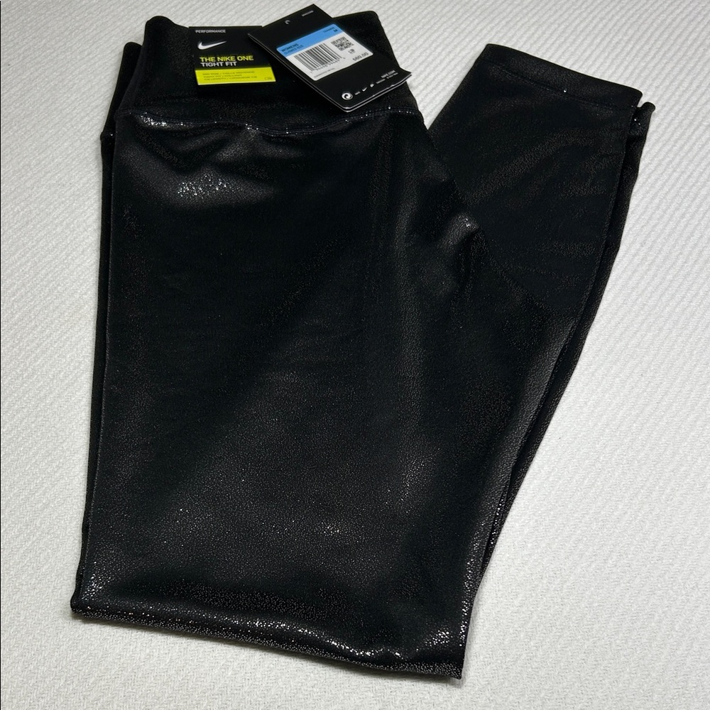 Nike Black Shimmer Performance Leggings